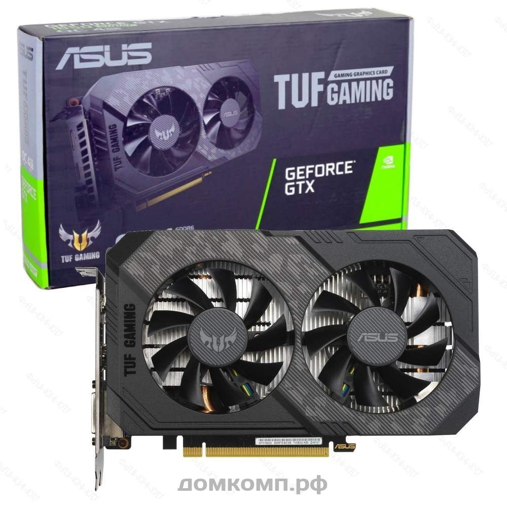 Игровая Видеокарта Asus GeForce GTX 1650 SUPER TUF GAMING OC  [TUF-GTX1650S-O4G-GAMING] в Оренбурге недорого — купить в домкомп.рф